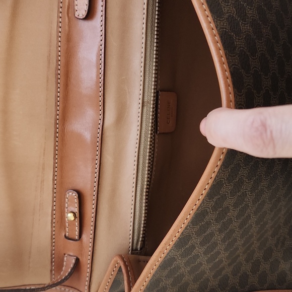 Authentic CELINE Macadam Convertible Shoulder Bag Clutch Purse EUC - Picture 8 of 17